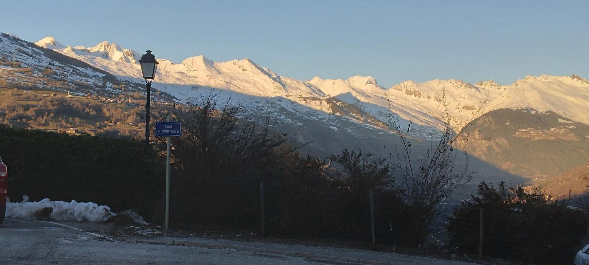 Chalet Balneo Billard La Plagne Savoie Vue Top Buitenkant foto