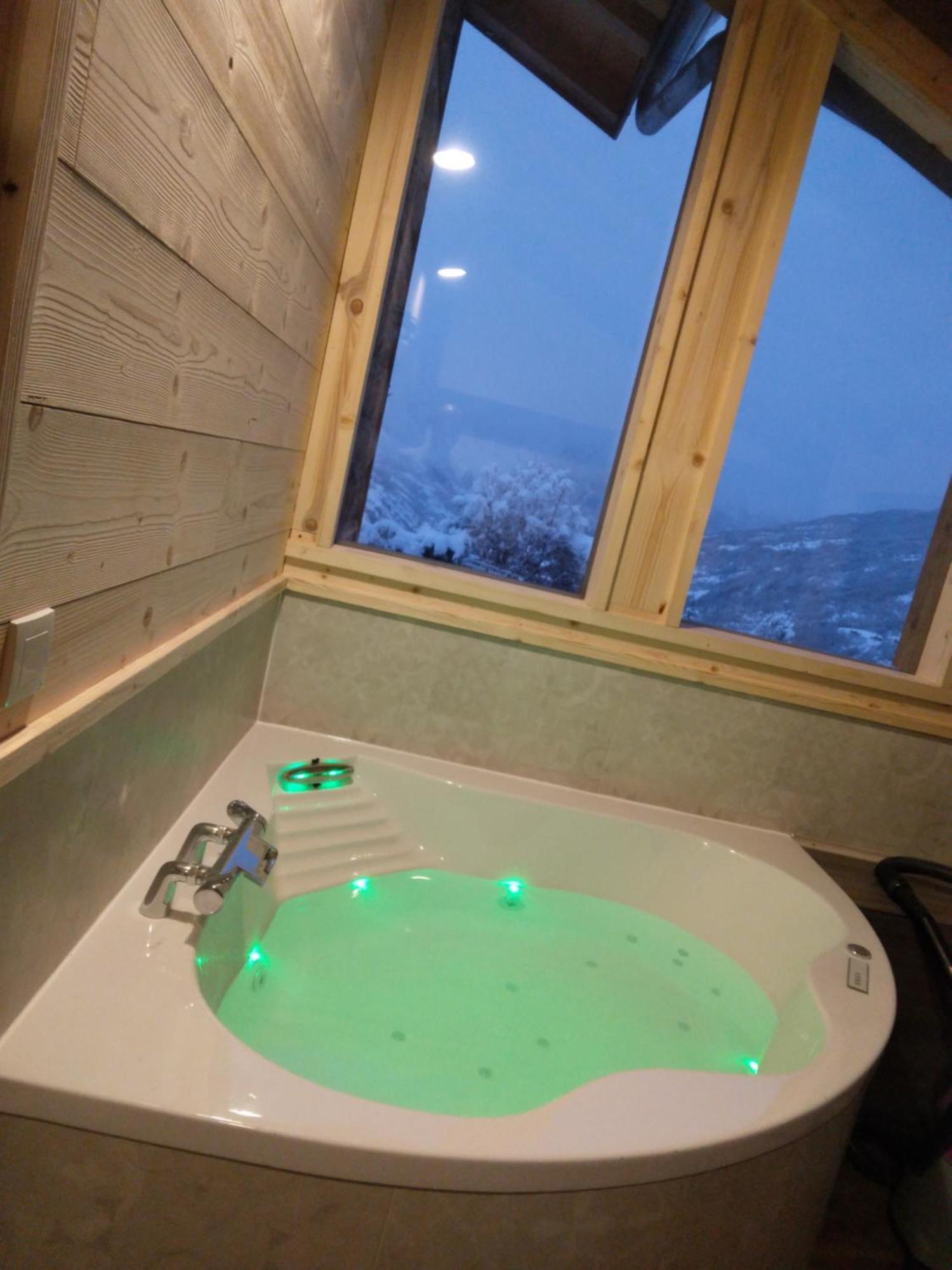 Chalet Balneo Billard La Plagne Savoie Vue Top Buitenkant foto