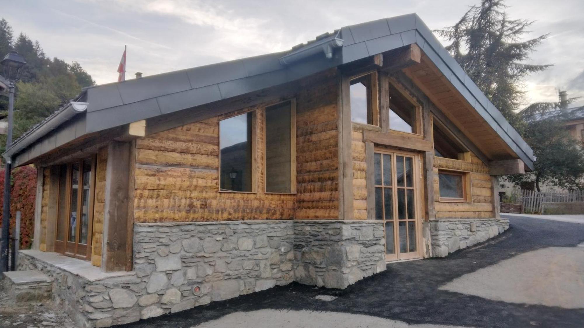 Chalet Balneo Billard La Plagne Savoie Vue Top Buitenkant foto