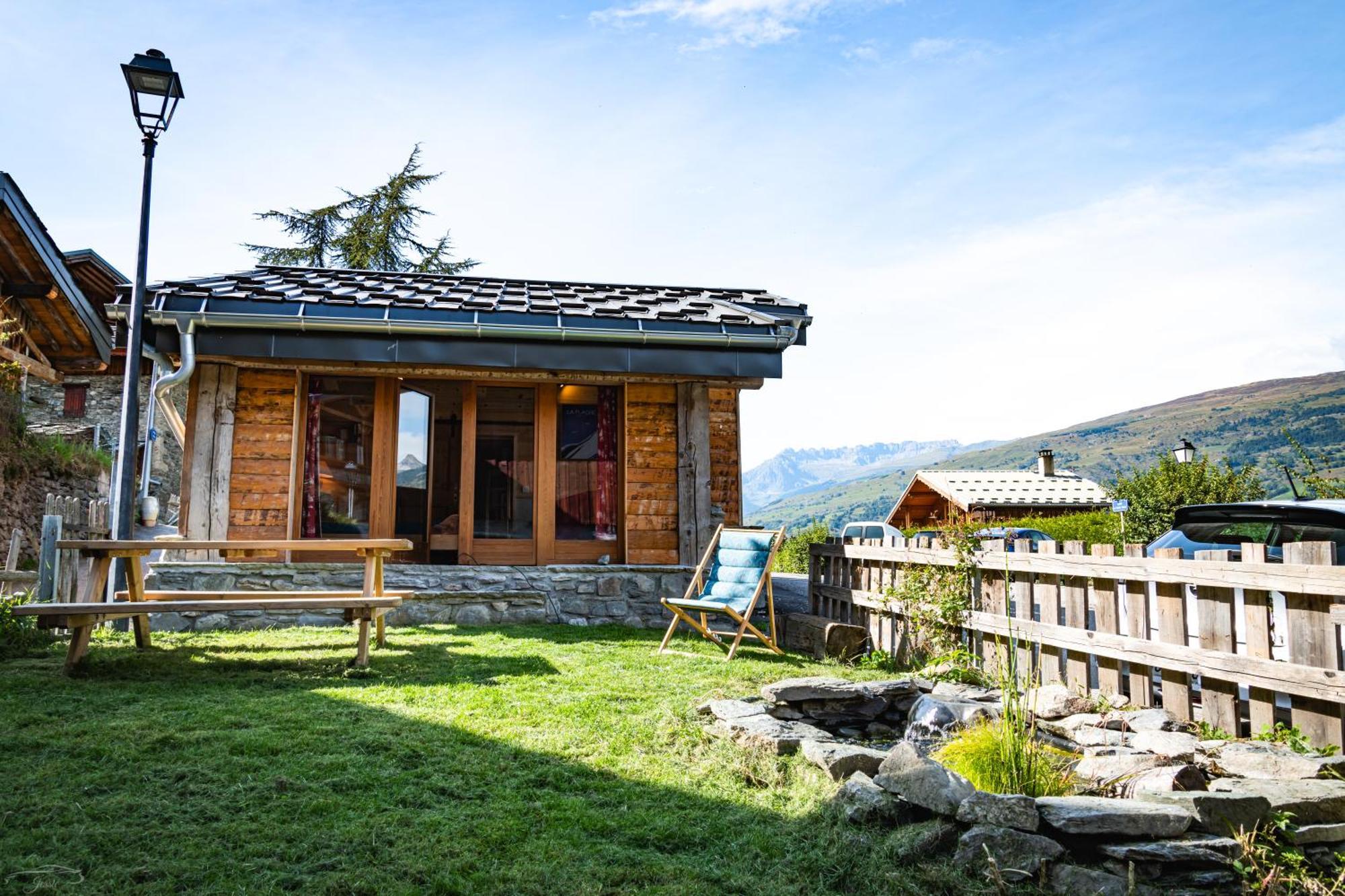 Chalet Balneo Billard La Plagne Savoie Vue Top Buitenkant foto