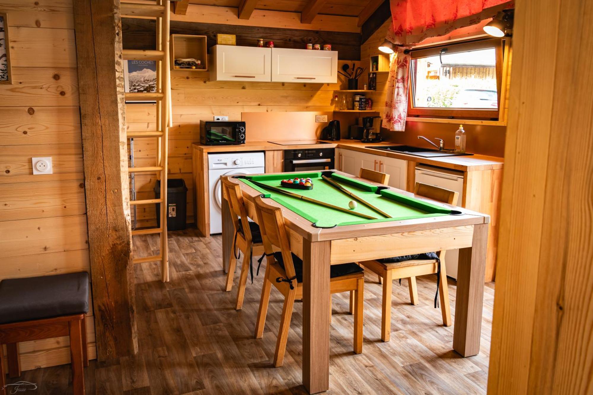 Chalet Balneo Billard La Plagne Savoie Vue Top Buitenkant foto